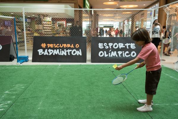 Badminton no shopping metropolitano