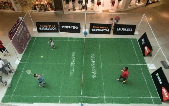 Evento Olímpico: Badminton no Shopping Metropolitano