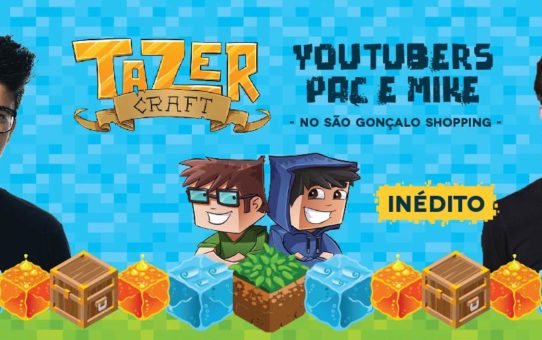 Encontro com a dupla Pac e Mike do canal Tazercraft do YouTube