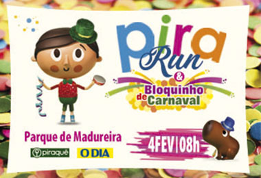 Corrida Pira Run e Bloquinho de Carnaval Parque de Madureira