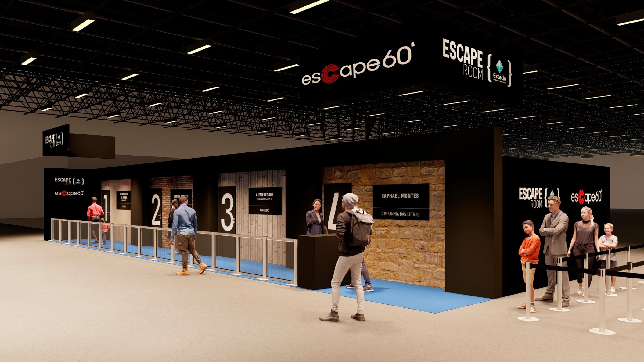 Bienal do Livro terá Escape 60